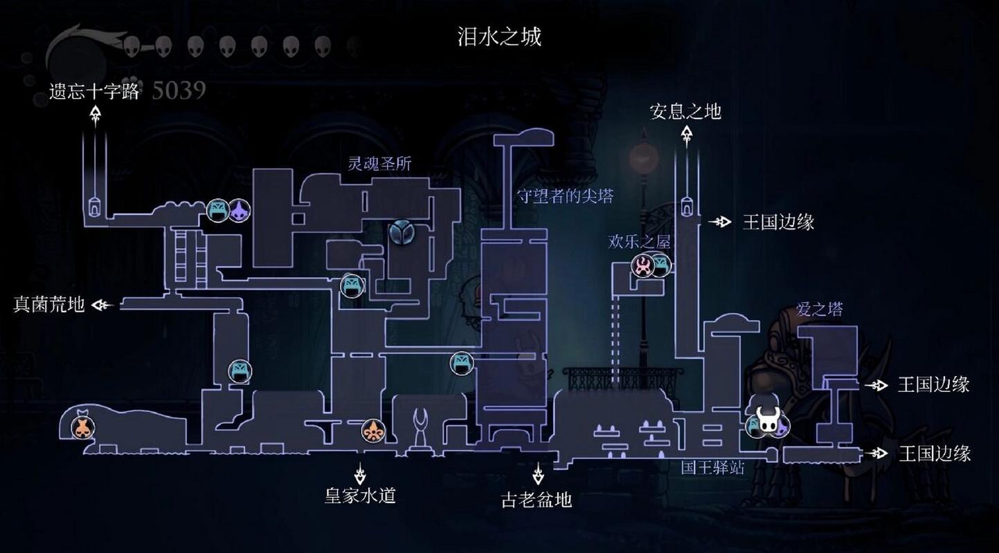 空洞骑士深巢地图售卖虫位置攻略：卖地图虫子的详细定位概览