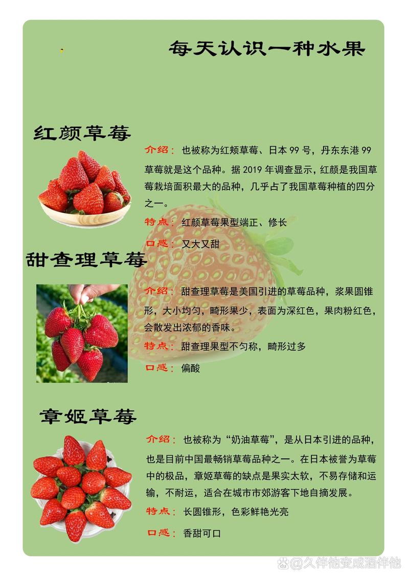 精产国品一二三产区草莓,自然成熟,口感香甜,富含营养